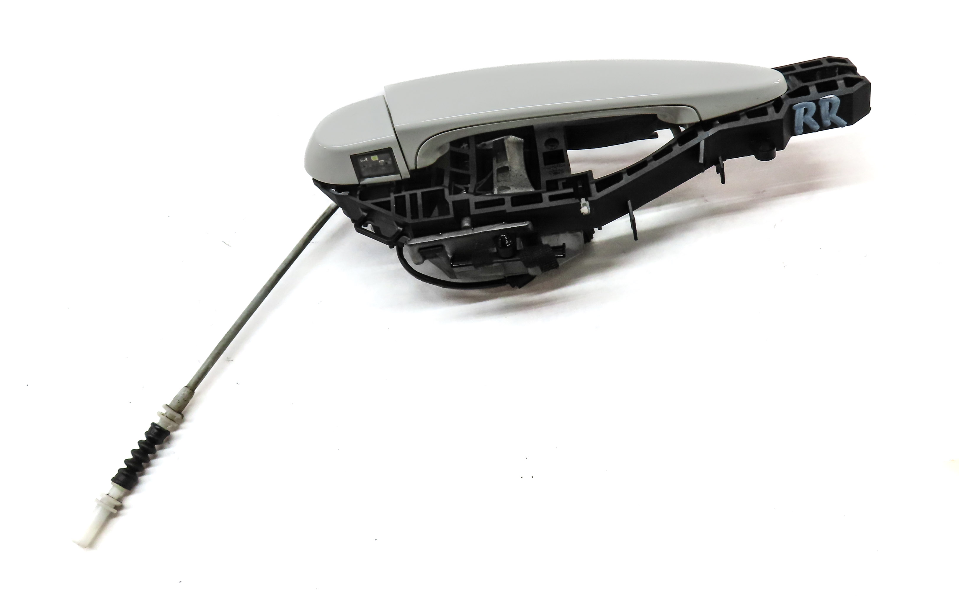 12-19 BMW 228i 328i 330i 335i (F30 F31 F32 F33) RIGHT REAR DOOR HANDLE (WHITE) — exact item pictured